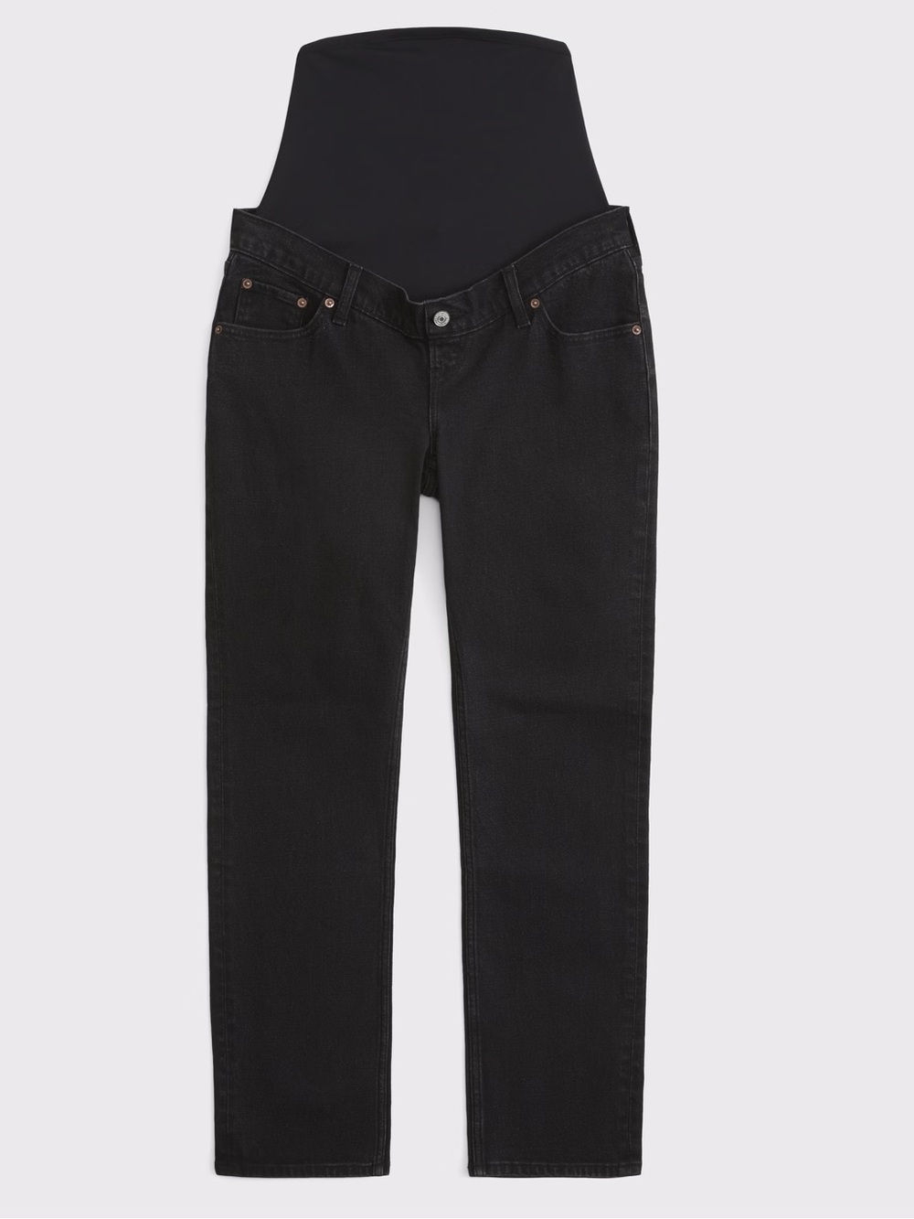 Abercrombie & Fitch The ’90s Straight Maternity Jeans Over the Bump 28/6 Short